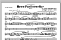 Three Part Invention (No. 7) - Clarinet 1