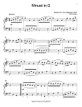 Menuet In G Major, BWV App. 116