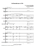In Remembrance Of Me - Full Score