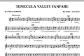Temecula Valley Fanfare - Bb Tenor Saxophone