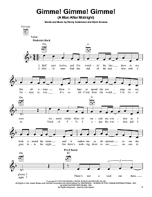Gimme! Gimme! Gimme! (A Man After Midnight) 