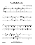 Danse Macabre - Piano