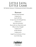 Little Lion, Little Lamb - Bassoon