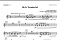 He Is Wonderful - Clarinet 1 & 2