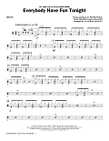 Everybody Have Fun Tonight (arr. Alan Billingsley) - Drums