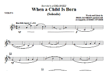 When A Child Is Born (Soleado) - Violin 1 