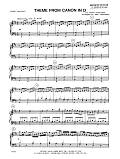 Theme From Canon In D - Piano Accompaniment