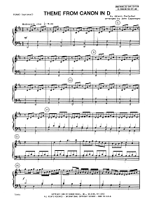 Theme From Canon In D - Piano Accompaniment 