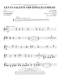 Let Us Talents And Tongues Employ (arr. John Leavitt) - Handchimes (or Handbells)