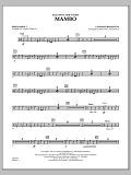 Mambo (from West Side Story) - Percussion 2