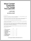 More Contest Ensembles For Young Percussionists - Full Score