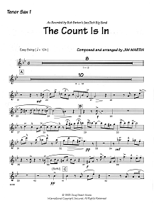 The Count Is In - 1st Tenor Saxophone 