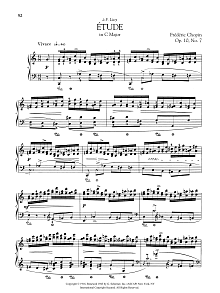 Etude in C Major, Op. 10, No. 7 