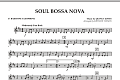 Soul Bossa Nova - Eb Baritone Saxophone