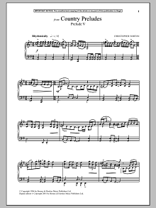 Country Preludes, Prelude V 