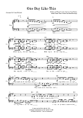 One Day Like This (arr. Craig McLeish)