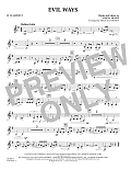 Evil Ways - Bb Clarinet 3