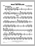 What I Did For Love - Drums