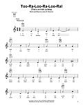 Too-Ra-Loo-Ra-Loo-Ral (That's An Irish Lullaby)