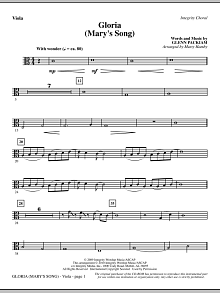 Gloria (Mary's Song) - Viola 