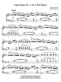Impromptu No. 4 In A-Flat Major