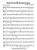 When the Saints Go Marching In - Eb Baritone Saxophone