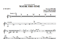 Maybe This Time - Trumpet 1