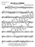 Air On A G String - 1st Bb Clarinet