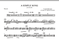 A Simple Song (from Mass) - Bassoon