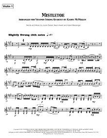 Mistletoe - Violin 1 