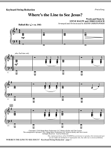 Where's The Line To See Jesus? - Keyboard String Reduction 