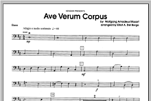 Ave Verum Corpus - Bass 