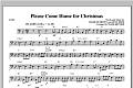 Please Come Home for Christmas (arr. Mark Brymer) - Bass