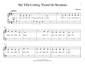 She'll Be Coming 'Round The Mountain (arr. Christopher Hussey)