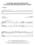 Fanfare And Concertato on "All Hail the Power of Jesus' Name" - Handbells