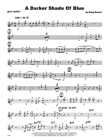 A Darker Shade Of Blue - 2nd Bb Trumpet 