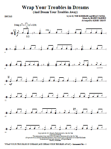 Wrap Your Troubles In Dreams (And Dream Your Troubles Away) - Drums 