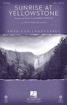 Sunrise At Yellowstone (from American Landscapes) 
