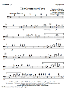 The Greatness Of You - Trombone 1,2 