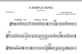 A Simple Song (from Mass) - Bb Trumpet 3