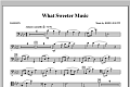 What Sweeter Music - Bassoon