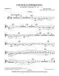 Four Sea Interludes (from the opera "Peter Grimes") - Euphonium in Treble Clef