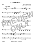 Anna's Minuet - Cello