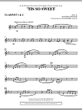 'Tis So Sweet - Bb Clarinet 1,2
