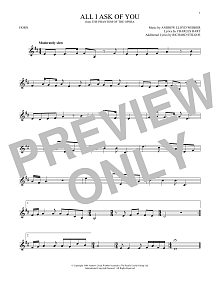 All I Ask Of You (from The Phantom Of The Opera) 