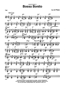 Bossa Bonito - Piano 