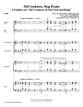 All Creatures, Sing Praise - Full Score