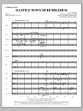 O Little Town Of Bethlehem (from A Symphony Of Carols) - Score