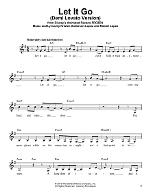 Let It Go (Demi Lovato Version) 