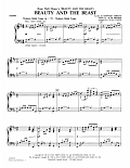 Beauty and the Beast (arr. Calvin Custer) - Piano